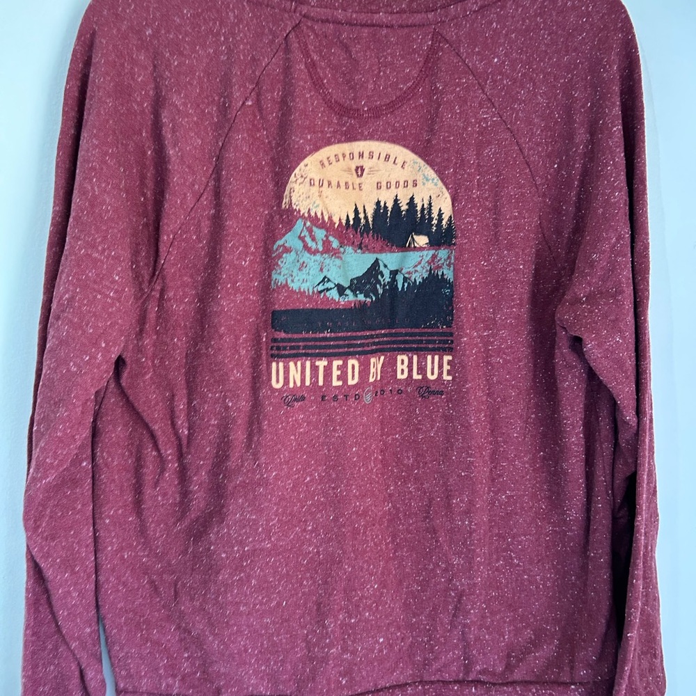 United By Blue Maroon-ish Speckled Sweatshirt